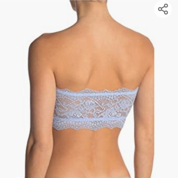 Free People Womens's Quartz Lacey Looks Bandeau- Blue Moon. Size: XS. - Picture 6 of 13